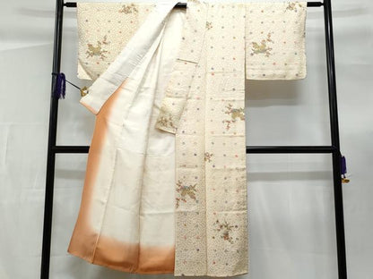 平和屋着物■豪華振袖　花籠文　金彩　正絹　逸品　CABF0863fb