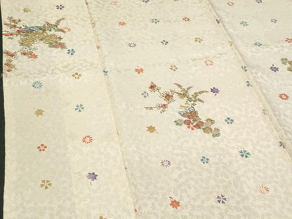 平和屋着物■豪華振袖　花籠文　金彩　正絹　逸品　CABF0863fb