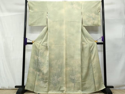 平和屋着物■訪問着　雲取り草木文　暈し染め　正絹　逸品　CABF0870fb