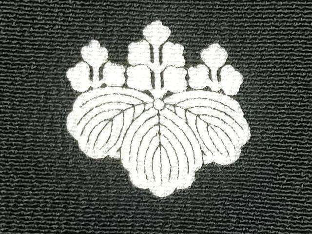 平和屋着物■豪華黒留袖　作家物　刺繍　地紙花車文　金彩　正絹　逸品　CABF0880fb