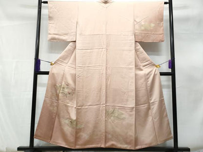 平和屋着物■訪問着　刺繍　雲取り籬枝花松文　暈し染め　金銀彩　やまと誂製　正絹　逸品　CABF0889fb