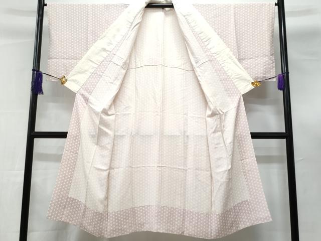 平和屋着物■長襦袢　無双仕立て　麻の葉文様　正絹　逸品　CABF0900fb