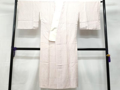 平和屋着物■長襦袢　無双仕立て　麻の葉文様　正絹　逸品　CABF0900fb