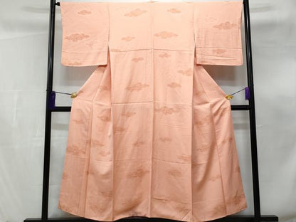 平和屋着物■上質な小紋 立波飛鶴文 暈し染め 正絹 逸品 CABF0906fb