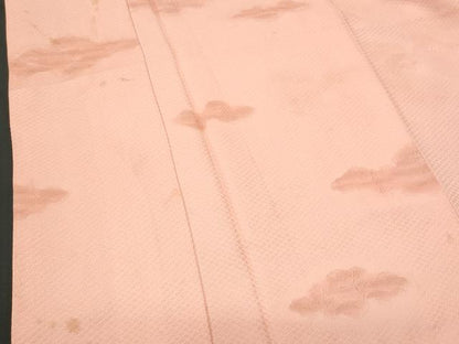 平和屋着物■上質な小紋 立波飛鶴文 暈し染め 正絹 逸品 CABF0906fb