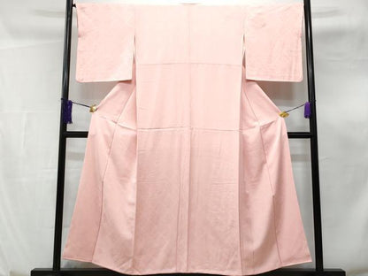 平和屋着物■上質な色無地 花菱地紋 虹色 正絹 逸品 CABF0907fb