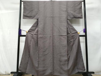 平和屋着物■上質な小紋 縞 正絹 逸品 未使用 CABF0915fb