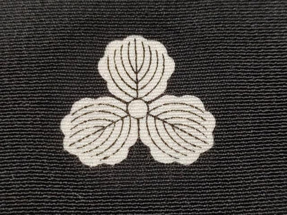 平和屋着物■豪華黒留袖 天井花鳥文 正絹 逸品 CABF0925fb