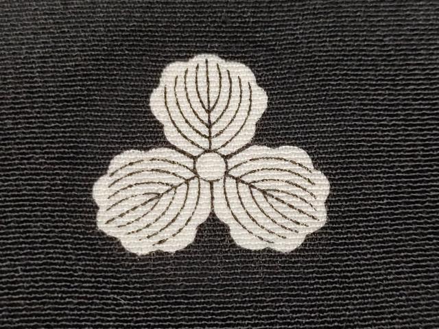 平和屋着物■豪華黒留袖 天井花鳥文 正絹 逸品 CABF0925fb