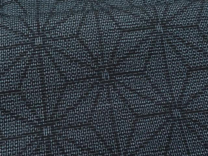 平和屋着物■上質な紬 麻の葉文様 正絹 逸品 未使用 CABF0930fb