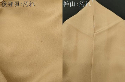 平和屋着物■豪華色留袖 駒刺繍 吹き寄せ文 金糸 正絹 逸品 CABF0931fb