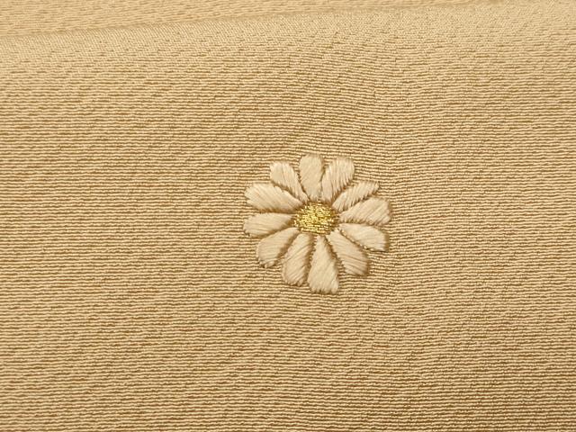 平和屋着物■豪華色留袖 駒刺繍 吹き寄せ文 金糸 正絹 逸品 CABF0931fb