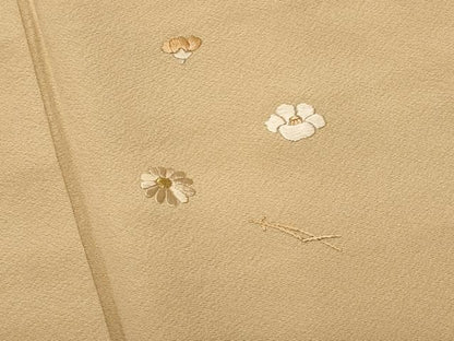 平和屋着物■豪華色留袖 駒刺繍 吹き寄せ文 金糸 正絹 逸品 CABF0931fb