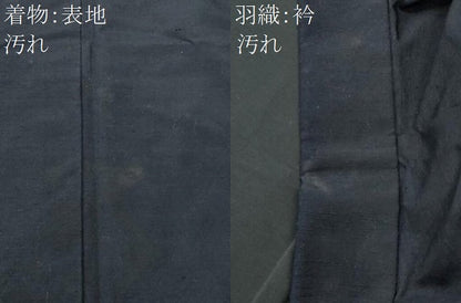 平和屋着物■男性　紬　アンサンブル　蝋色　正絹　逸品　CABF0937fb