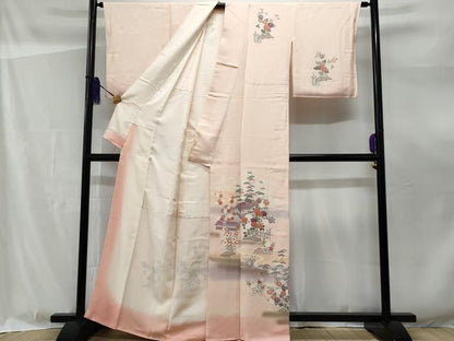 平和屋着物■訪問着　御所解文　暈し染め　正絹　逸品　CABF0953fb