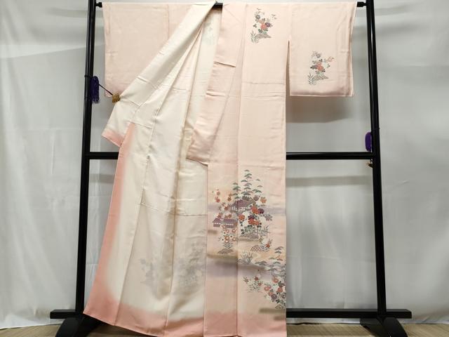 平和屋着物■訪問着　御所解文　暈し染め　正絹　逸品　CABF0953fb
