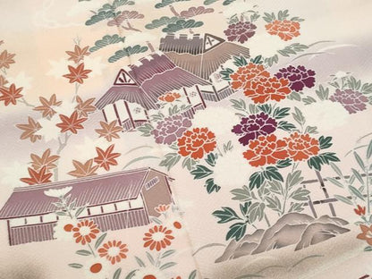 平和屋着物■訪問着　御所解文　暈し染め　正絹　逸品　CABF0953fb