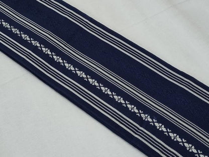 平和屋着物◎男性　本場筑前博多織　角帯　献上　証紙付き　正絹　逸品　CABF0978fb
