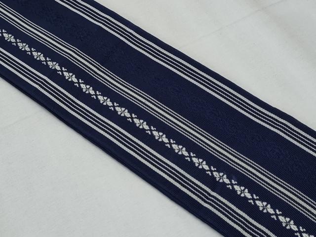 平和屋着物◎男性　本場筑前博多織　角帯　献上　証紙付き　正絹　逸品　CABF0978fb