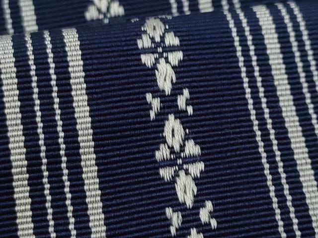 平和屋着物◎男性　本場筑前博多織　角帯　献上　証紙付き　正絹　逸品　CABF0978fb