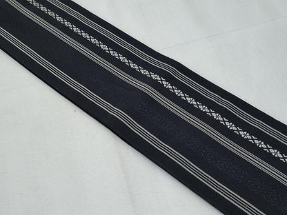 平和屋着物◎男性　本場筑前博多織　角帯　献上　正絹　逸品　CABF0982fb