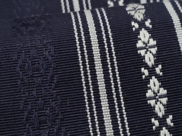 平和屋着物◎男性　本場筑前博多織　角帯　献上　正絹　逸品　CABF0983fb