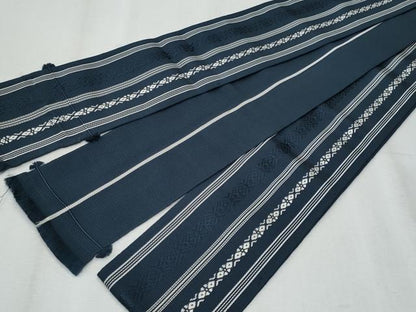 平和屋着物◎男性　本場筑前博多織　角帯　献上　正絹　逸品　CABF0986fb