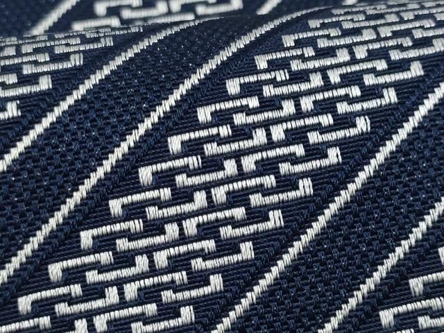 平和屋着物◎男性　両面　角帯　斜線文　CABF1018fb