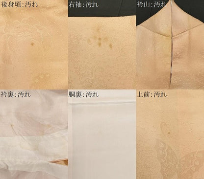 平和屋着物■上質な小紋 舞蝶文 暈し染め 正絹 逸品 CABF1099fb