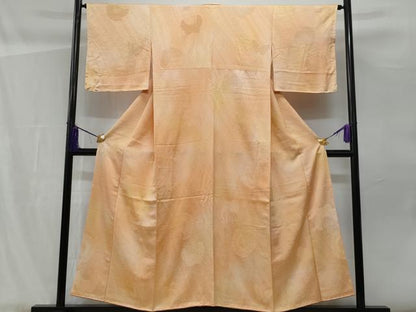 平和屋着物■上質な小紋 舞蝶文 暈し染め 正絹 逸品 CABF1099fb