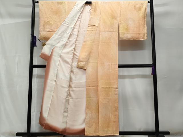 平和屋着物■上質な小紋 舞蝶文 暈し染め 正絹 逸品 CABF1099fb