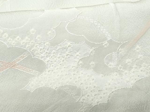平和屋着物■上質な小紋 絞り 地紋起こし 紐文 正絹 逸品 CABF1101fb
