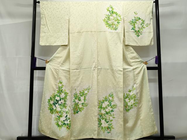 平和屋着物■訪問着 枝花文 暈し染め 正絹 逸品 CABF1128fb