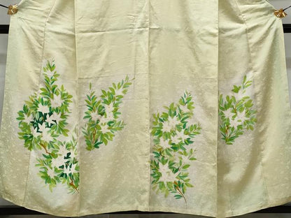 平和屋着物■訪問着 枝花文 暈し染め 正絹 逸品 CABF1128fb