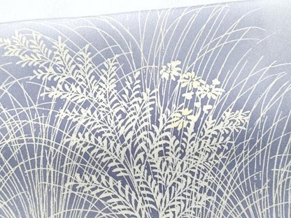平和屋着物■訪問着 刺繍 草木文 暈し染め 正絹 逸品 CABF1166fb