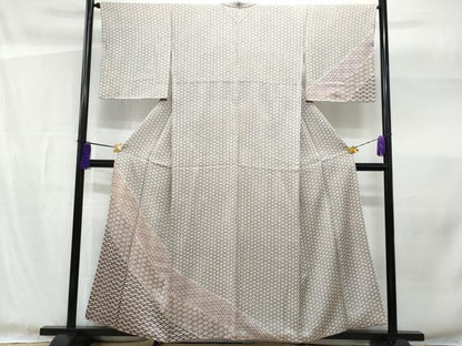 平和屋着物■訪問着 切嵌花文 正絹 逸品 CABF1167fb