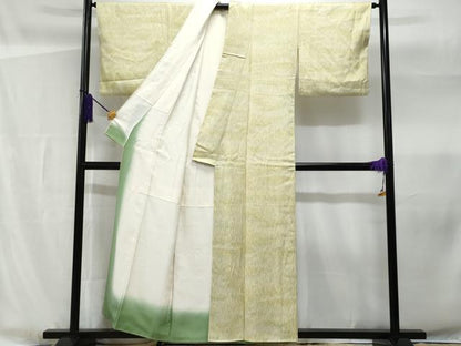 平和屋着物■上質な小紋　霞文　正絹　逸品　CABF1197fb