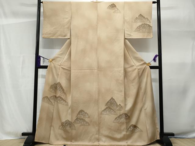 平和屋着物■訪問着　樹林文　正絹　逸品　CABF1200fb