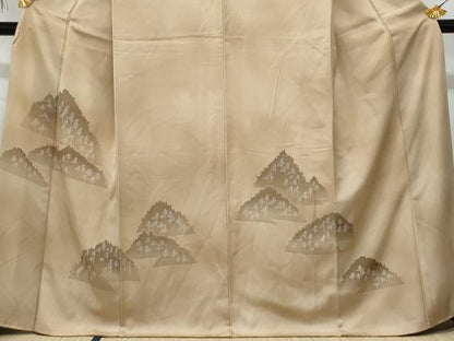 平和屋着物■訪問着　樹林文　正絹　逸品　CABF1200fb