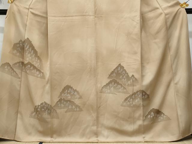 平和屋着物■訪問着　樹林文　正絹　逸品　CABF1200fb