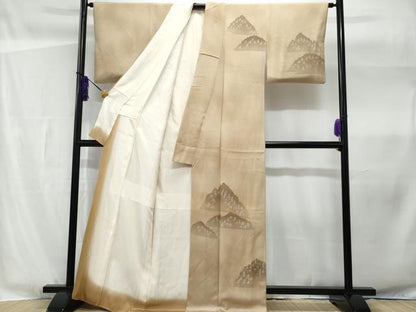 平和屋着物■訪問着　樹林文　正絹　逸品　CABF1200fb