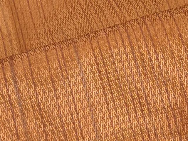 平和屋着物＃道中着　単衣　縞　ロング丈　正絹　逸品　CABF1210in