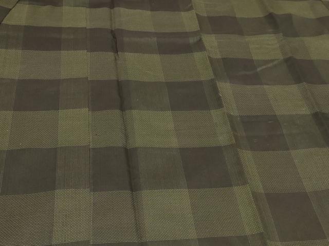 平和屋着物＃道中着　市松文様　ロング丈　正絹　逸品　CABF1211in 平和屋着物＃道中着 市松文様 ロング丈 正絹 逸品 CABF1211in