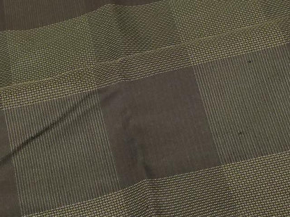 平和屋着物＃道中着　市松文様　ロング丈　正絹　逸品　CABF1211in