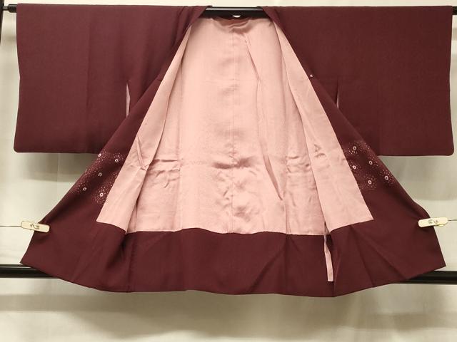 平和屋着物＃道行コート　レース　舞花文　正絹　逸品　CABF1212in 平和屋着物＃道行コート レース 舞花文 正絹 逸品 CABF1212in