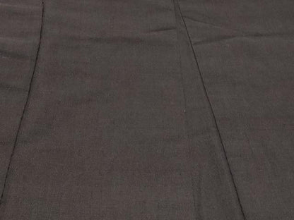 平和屋着物＃男性　羽織　お召地　青褐色　正絹　逸品　CABF1217in