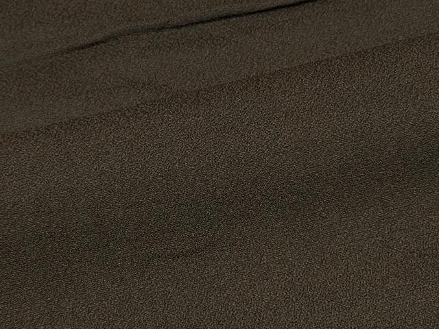 平和屋着物＃男性　長羽織　紬地　単衣　黒地　正絹　逸品　CABF1218in