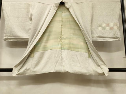 平和屋着物＃羽織　絞り　横段市松文　正絹　逸品　未使用　CABF1226in