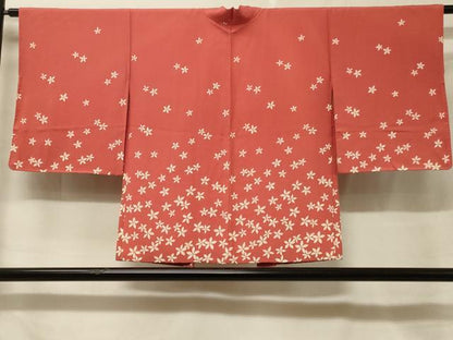 平和屋着物＃羽織　舞花文　正絹　逸品　未使用　CABF1227in