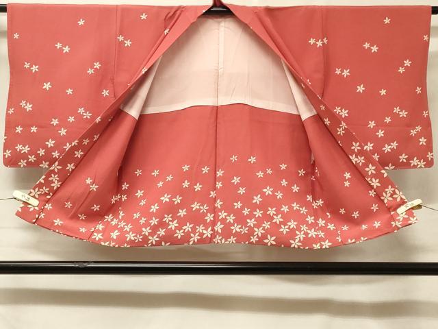 平和屋着物＃羽織　舞花文　正絹　逸品　未使用　CABF1227in